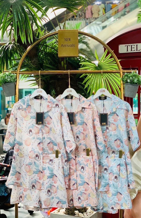 LALUNE Printed Short Co-Ord Sets